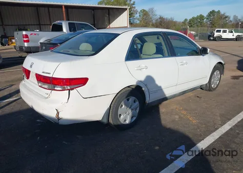 2004 Honda Accord 2.4 Lx z USA, uszkodzony, nr VIN 1HGCM56334A015030
